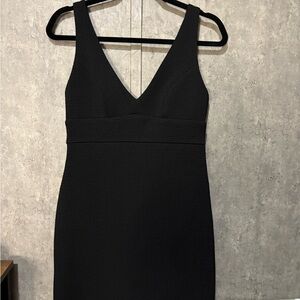 Elegant Black Sleeveless Backless Dress